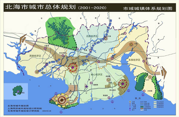 北海市城市总规划20012020